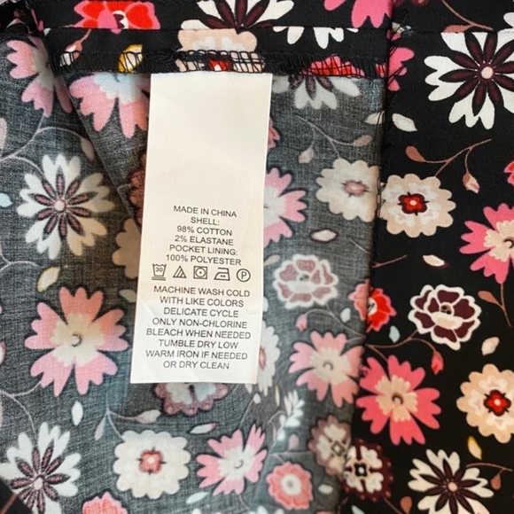 Kate Spade baja bound mini casa floral black shirt dress Size 0 - Picture 16 of 16